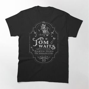 Tom Waits Earth Died Screaming Vintage T-shirt